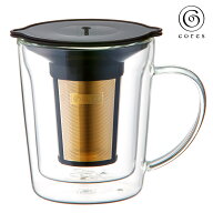 【300円OFFクーポン】cores ゴールドフィルターダブルウォールマグ C412（GOLD FILTER DOUBLE WALL MUG …