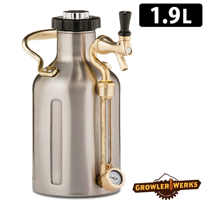 楽天市場】GrowlerWerks uKeg ビアサーバー ステンレス 64oz 