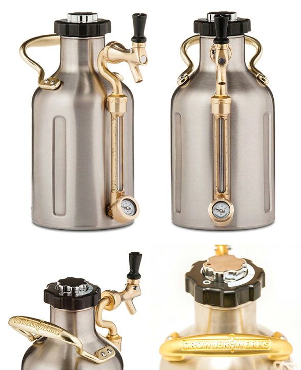 楽天市場】GrowlerWerks uKeg ビアサーバー ステンレス 64oz（1893ml  