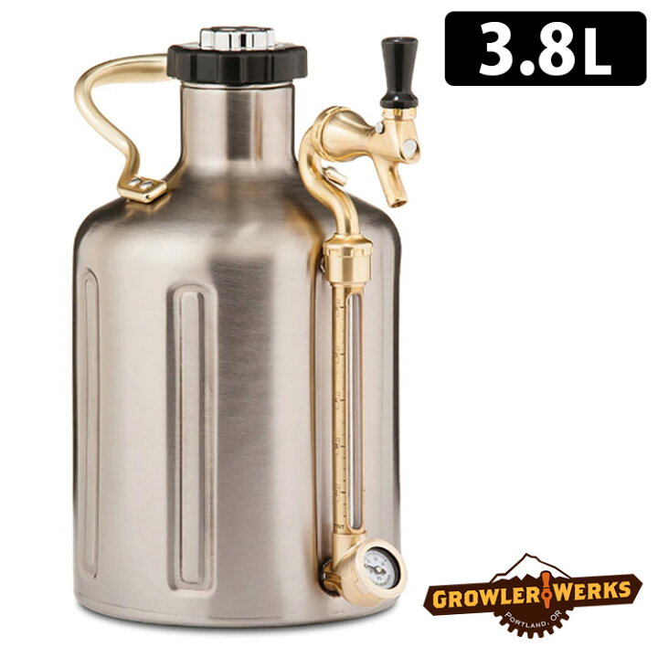 楽天市場】GrowlerWerks uKeg ビアサーバー ステンレス 128oz 