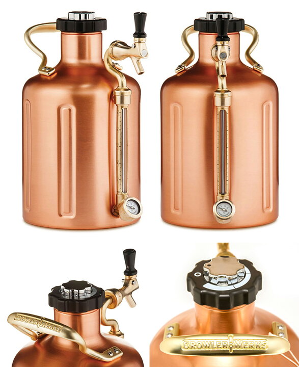 楽天市場】GrowlerWerks uKeg ビアサーバー 銅 128oz（3785ml 