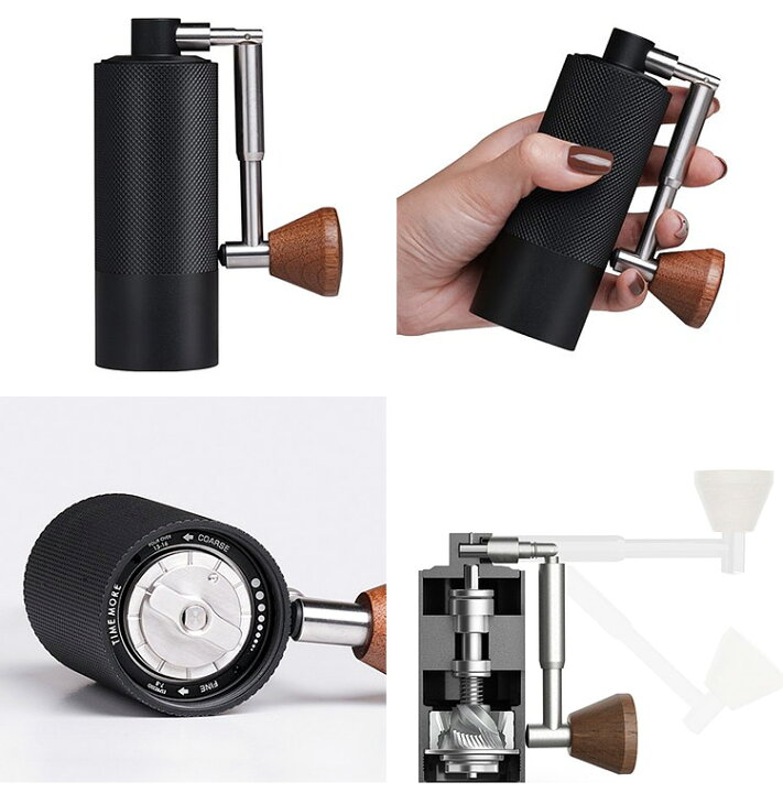 楽天市場】正規販売店 TIMEMORE MLB099BK コーヒーグラインダー NANO3 