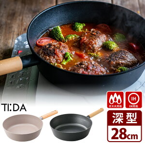 �y���T�t�zTI�FDA �`�^�����_�C�������hW�R�[�e�B���O �}���`�p�� 28cm �[�^ �iKKN-TD28M TI�FDA �N�N�i kukuna IH�Ή� �I�[�u���Ή� �� �A���~�� �A���}�C�g���H ANOLON LUXE�j�y�|�C���g5�{/��������/�C