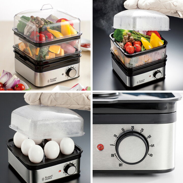 楽天市場】【500円OFFクーポン】Russell Hobbs ミニスチーマー 7910JP