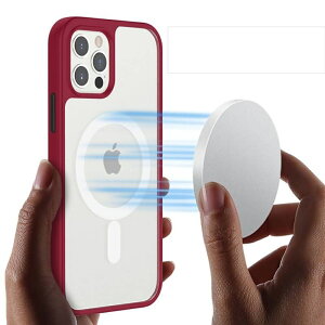 MagSafeΉ iPhone13 Pro Max mini 12V[Y ϏՌ PC+TPU P[X TChJ[ 2in1 nCubhP[X }OZ[t [dΉ X}zP[X S5F