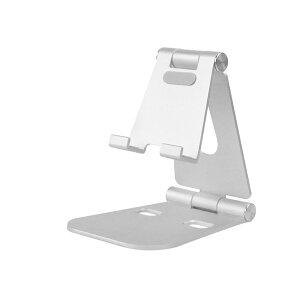 スマホスタンド タブレットスタンド スマホホルダー 小型 折りたたみ式 卓上 アルミ製 丈夫 スマホスタンド おしゃれ 角度調整可 ケーブルホール付 持ち運び 簡単 角度調整可能 おりたたみ