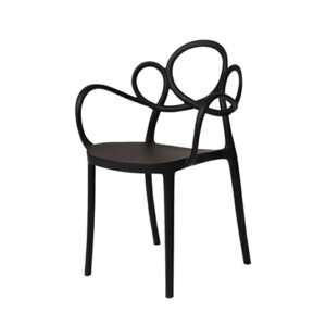 【2個セット特価】 東谷 パルネ アームチェア PC-975BK 2個セット 【代引き不可】【北海道・沖縄・離島配送不可】 チェア ダイニングチェア 椅子 ダイニング リビング 食卓