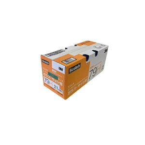 【60巻入】 3M マスキングテープ 79H 21mmx18m ガラス・サッシ用 ブルー 1箱(60巻入) 【代引き不可】【沖縄・離島配送不可】スリーエム スコッチ シーリングマスキングテープ