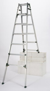 アルインコ 伸縮脚付はしご兼用脚立(階段用) PRH-1821FX【代引き不可】【北海道・沖縄・離島・個人宅配送不可】 ALINCO PRH1821FX