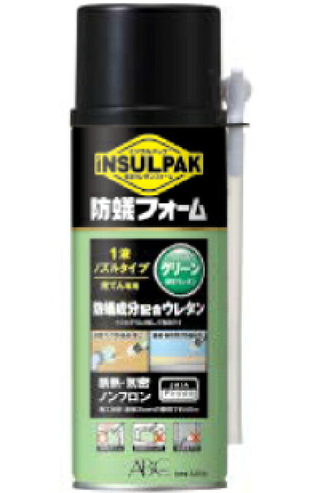 楽天市場】【6本入】 ABC インサルパック 防蟻フォーム 435ml 6本 