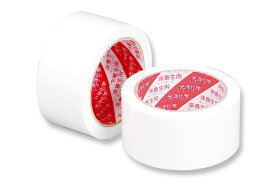 【30巻入】　光洋化学 　カットエース　50mm×25m　ホワイト【FW】白　床養生テープ　1ケース（30巻）【代引不可】 【沖縄・離島配送不可】