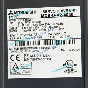 �y�V�i���K�i�����������������z MITSUBISHI �O�H�d�@ �T�[�{�h���C�o MDS-D-V2-4040 �y6�����ۏ؁z