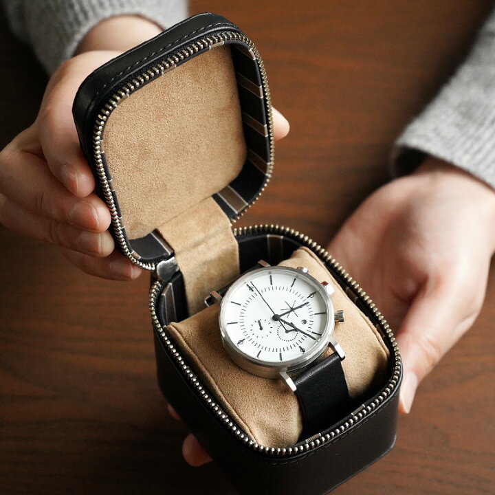 1815円 【安心発送】 腕時計ケース 収納 時計 腕時計用 本革 革小物 ウォッチコレクション 1本 DUCT ダクト LA-855