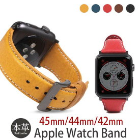 【Apple Watch Series 9 対応】 Applewatch バンド 革 45mm 44mm 42mm 用 Apple Watch アップル ウォッチ バンド Series 8 / 7 / SE / 6 / 5 / 4 / 3 / 2 / 1 対応 SLG Design 本革 革 レザー イタリアン ミネルバボックス 交換 ベルト レディース メンズ おしゃれ ブランド