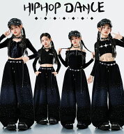 黒 キラキラ トップス ワイドパンツ スパンコール ショート丈トップ ヒップホップ Tシャツ 子供服キッズ …