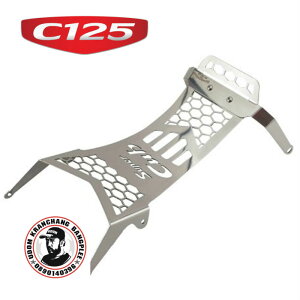 z_ X[p[JuC125pZ^[tFAO NK[h/CENTER FAIRING CHROME GUARD For HONDA SUPER CUB C125/UDOM KARNCHANG/E[hJ[`