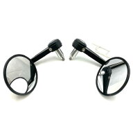 ホンダ レブル250/500 RB0145 バーエンドミラー/ハンターカブCT125にもOK / Bar-End Mirror Round Shape …
