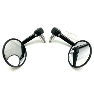 ホンダ レブル250/500 RB0145 バーエンドミラー/ハンターカブCT125にもOK / Bar-End Mirror Round Shape Diabolus by K-SPEED (旧Diablo Custom Works)CNC For Rebel 250&500 MC49 PC60