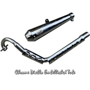 z_ n^[Ju CT125 N }t[ CT11Chrome Embellished Tube Diabolus by K-SPEED iDiablo Custom WorksjJA55 JA65