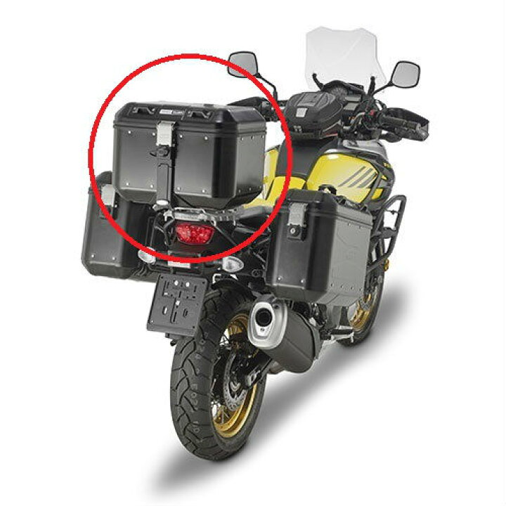GIVI (ジビ) バイク用 リアボックス 46L ブラック モノキーケース アルミ製 TREKKER DOLOMITI DLM46B 9863  通販