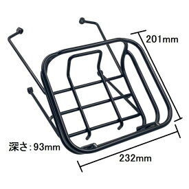 ホンダ ダックス ST125/モンキー125用 フロントキャリア バスケットHONDA DAX ST125 /Monkey125 FRONT LUGGAGE RACK BASKET/前かご付き JB02 JB03 JB04 JB05 JB06