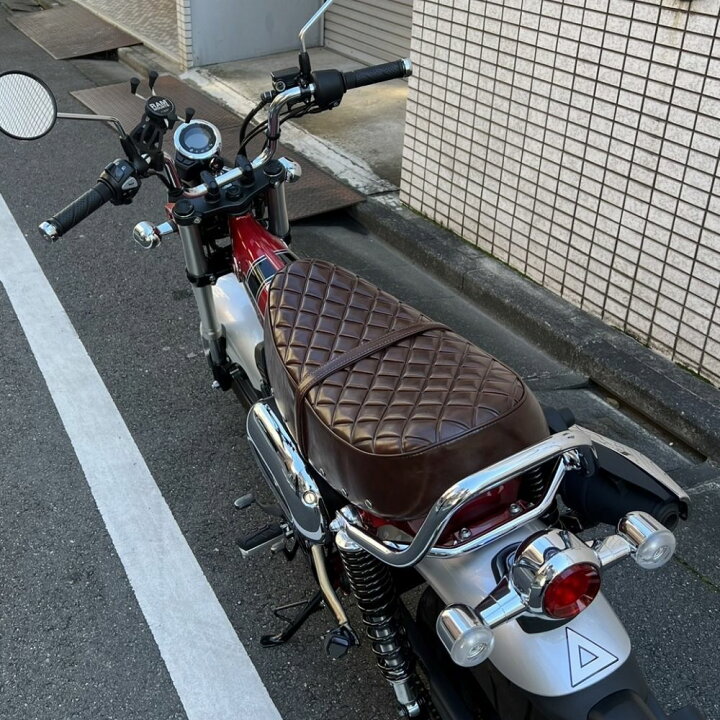 楽天市場】ホンダ ダックス ST125 交換用シート グロスブラウン 