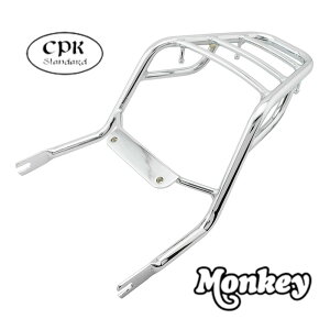 z_ L[125pALA/Honda Monkey125 Chrome Rear Luggage Carry Rack GTR/A QbW L[bN