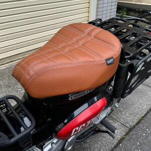 z_ NXJu CC110pV[g@uE CC05 / Replacement brown seat( square pattern, double lines) for HONDA CC110 Diabolus by K-SPEED iDiablo Custom WorksjJA45 JA60