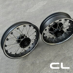 z_ CL250/500p `[uX^CpzC[ LXgzC[Zbg CL07 /Spoke Wheel Set (Front-Rear) for Honda CL250 & 500 Diabolus by K-SPEED iDiablo Custom Works) MC57 PC68