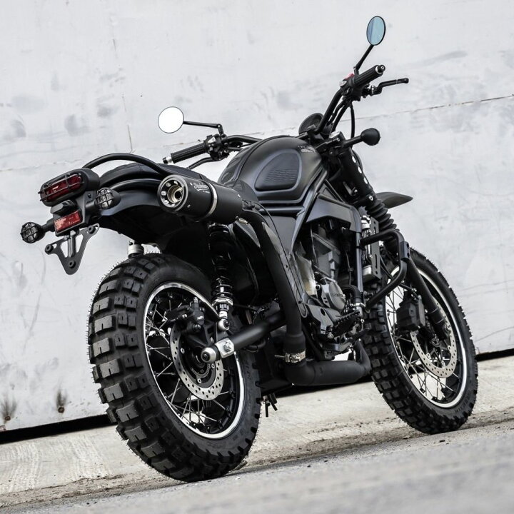 楽天市場】ホンダ CL250用 ブラック スリップオンマフラー CL17 