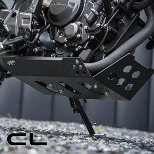 z_ CL250 A_[K[h CL33 Diabolus by K-SPEED PLATE ENGINE GUARD for honda CL250 Black Aluminum MC57