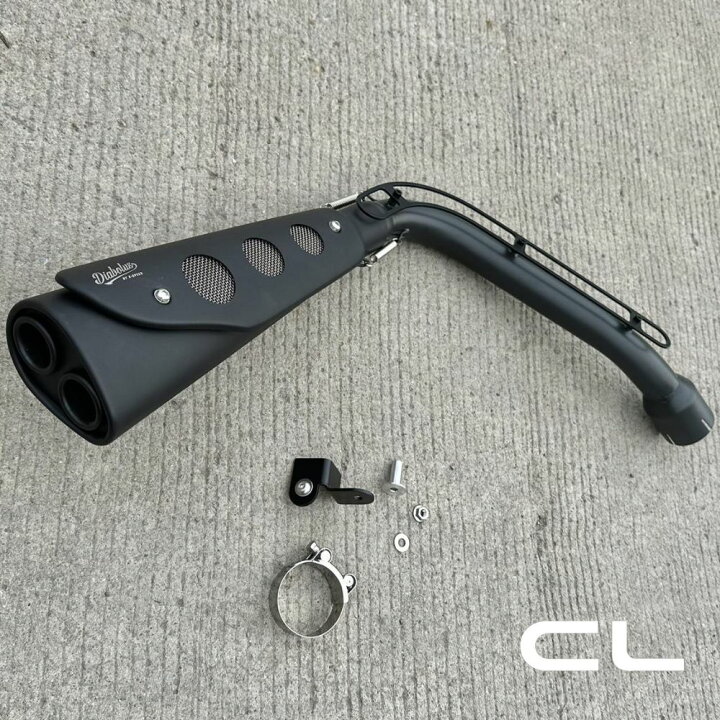 楽天市場】ホンダ CL250/500用 レトロスクランブラーマフラー CL34 