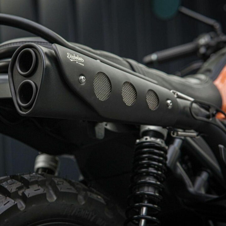 楽天市場】ホンダ CL250/500用 レトロスクランブラーマフラー CL34 