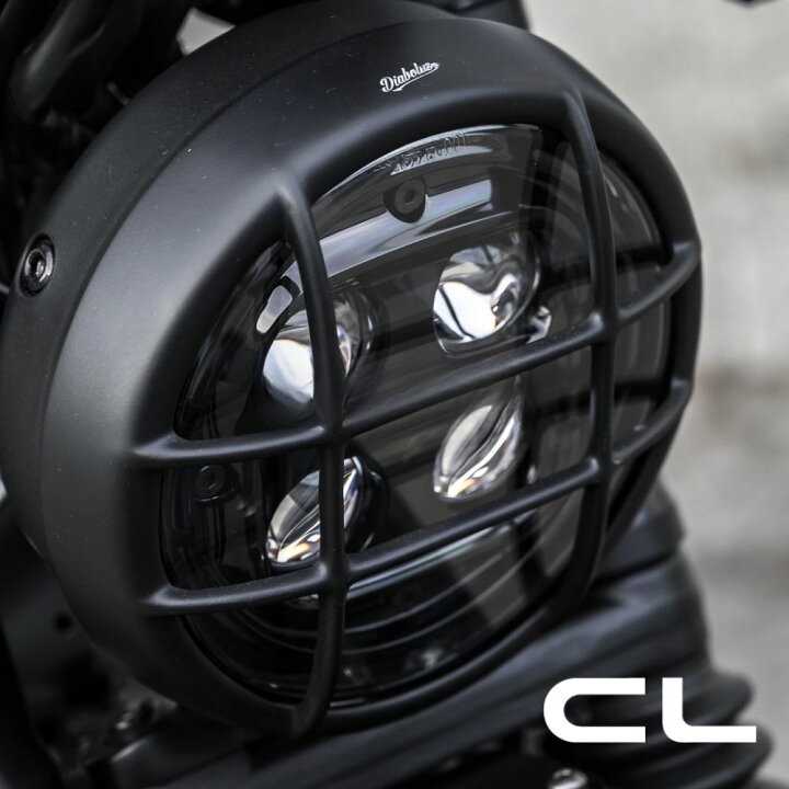 楽天市場】ホンダ CL250/500用ヘッドライトガード CL08 /Headlight 