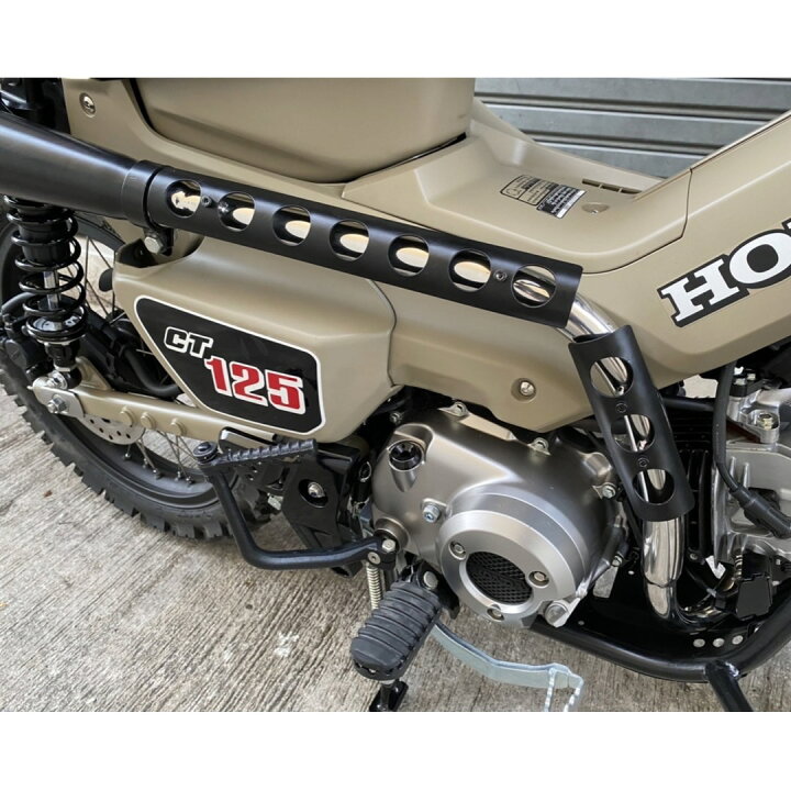 楽天市場】ホンダ ハンターカブ CT125 ブラック＆クロム マフラー 