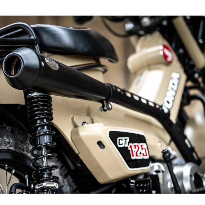 楽天市場】ホンダ ハンターカブ CT125 マフラー オールブラック CT13 