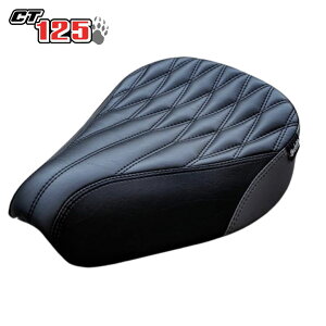 z_ n^[Ju CT125pV[g CT99 / Two-tone Black & Gray Embroidered at the back of the seat Diabolus by K-SPEED iDiablo Custom Works) mixed pattern For HONDA CT125 JA55 JA65
