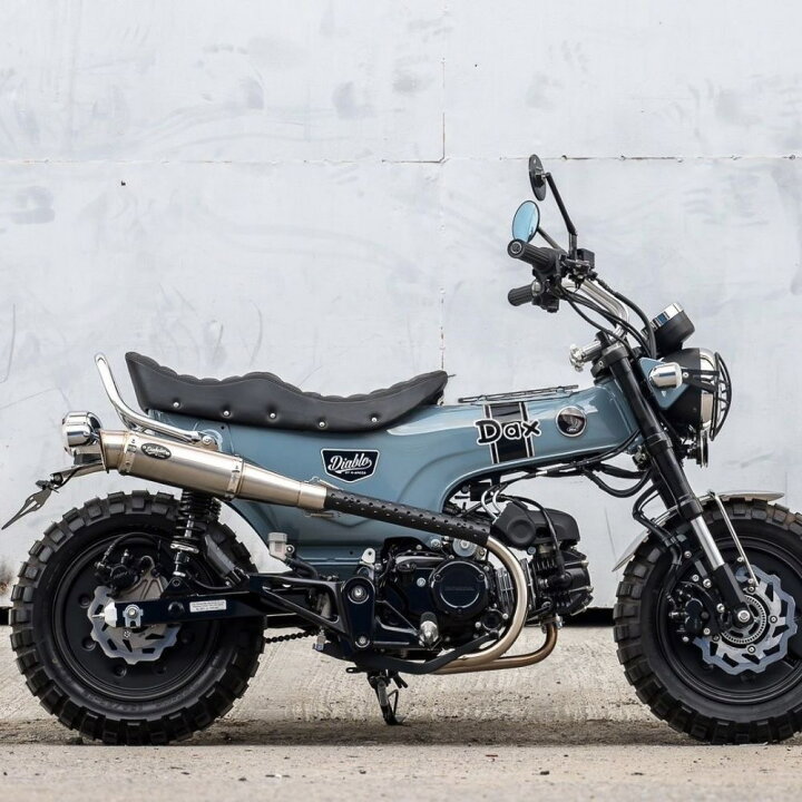 楽天市場】ホンダ ダックス125用エンドバッフル脱着式マフラー DX050 