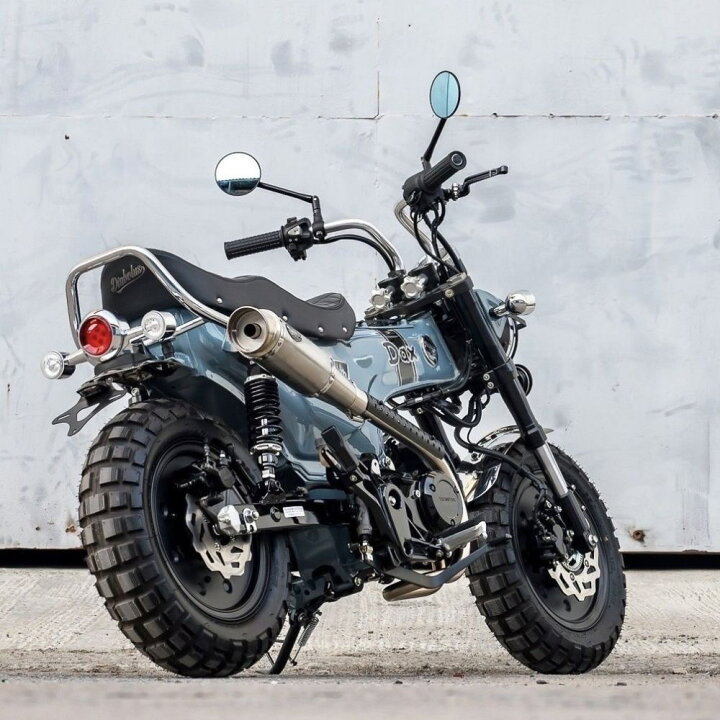 楽天市場】ホンダ ダックス125用エンドバッフル脱着式マフラー DX050 