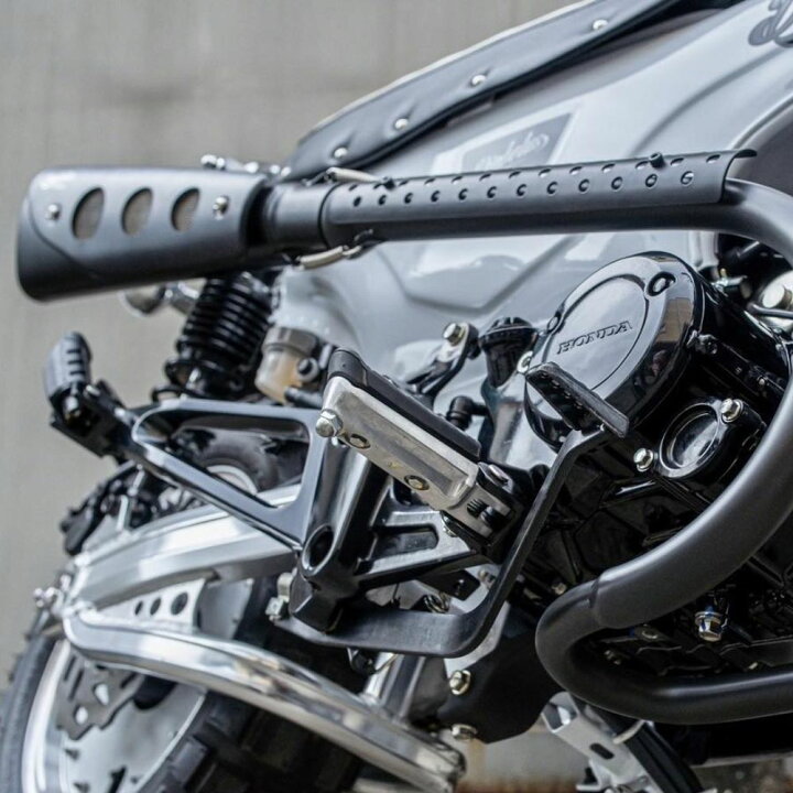 楽天市場】ホンダ ダックス125用レトロスクランブラーマフラー DX054 