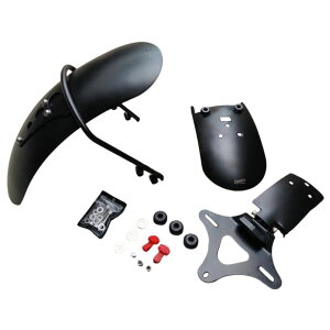 z_ _bNX125 XeXtF_[Lbg ubN DX059Diabolus Front and rear stainless mud kit (black) for HONDA DAX125 Diabolus by K-SPEED iDiablo Custom WorksjJB04
