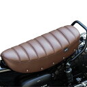ホンダ ダックス125用交換シングルシート DX068 / Diabolus by K-SPEED Seat (brown horizontal stripes) For Honda Dax125 JB04