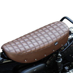 z_ _bNX125pVOV[g DX069 / Diabolus by K-SPEED Seat (brown square pattern) For Honda DAX125 JB04