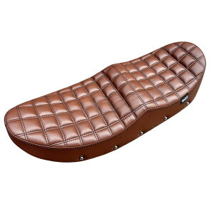 z_ _bNX125pX uEyAJX^V[g DX073 / Special Curve Driver-passenger Seat (Square Pattern) brown for Honda DAX125 Diabolus by K-SPEED JB04