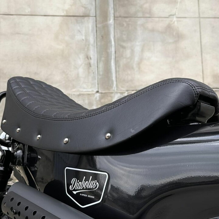 楽天市場】ホンダ DAX125用 交換用シート ブラック スクエアパターン 
