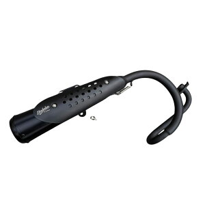 Diabolus バズーカ フルエキゾーストマフラー ホンダモンキー125用 ブラック仕上げ HM034 HONDA Monkey125専用 Bazooka Style Exhaust カスタムパーツJB02 JB03 JB05