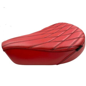 z_ X[p[JuC125 [_EpV[g[CA09]Seat cushion, mixed pattern Red leather material for Honda C125 2018-2021 Diabolus by K-SPEED iDiablo Custom WorksjJA48 JA58