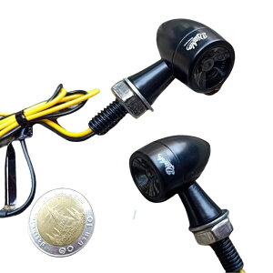 z_ u250/500/1100 LEDEBJ[RB0168/Diabolus by K-SPEED iDiablo Custom Worksjturn signal light, decorated with LED Mini, smoked lens, black sphere, aluminum work/҈ȏ