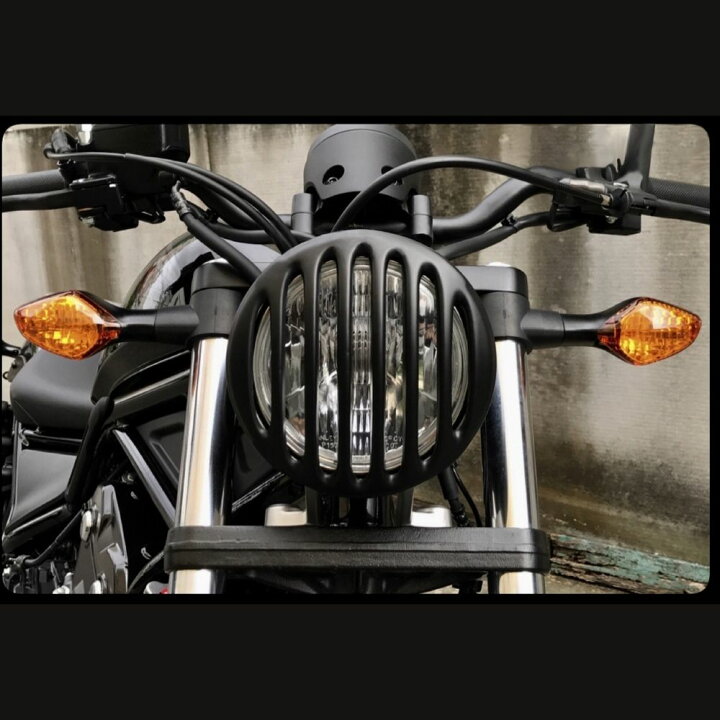 楽天市場】ホンダ レブル250/500ヘッドライトカバーRB0031Head light 