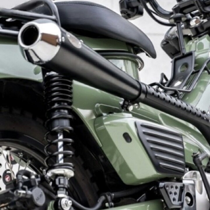 楽天市場】ホンダ ハンターカブ CT125 クロムエンドマフラー 